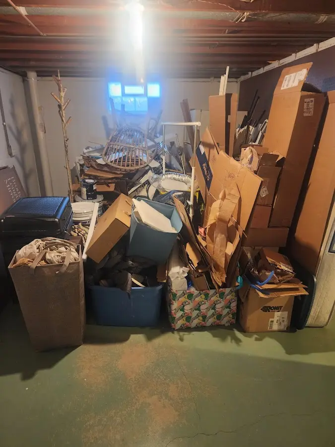 Roll-off dumpster container at job site for Yard Waste Dumpster Rental in Coral Terrace